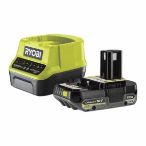 RYOBI Akku-Starter-Set RC18120-120C 18V 2Ah, ONE+ Akku-System, Lithium-Ionen-Akku