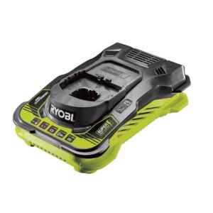 RYOBI Akku-Schnellladegerät RC18150 ONE+ - 1,8 Ah Ladestrom, Intelligente Überwachung der Spannung und Temperatur