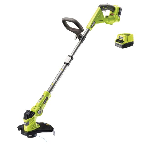 RYOBI Akku-Rasentrimmer Hybrid RLT1831H25F 18V/230V, Rasenschneider, Trimmer, Rasenkantenschneider, 3 Schnittwinkel, inkl. 2,5Ah Akku – Bild 2