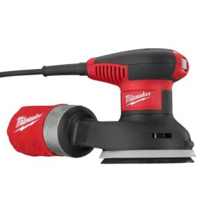 Milwaukee Elektro-Exzenterschleifer ROS125E Schleifgerät, Schleifmaschine, Drehzahlvorwahl, 300W