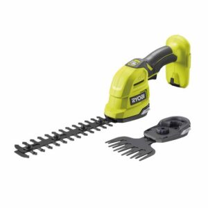 RYOBI Akku-Gras- und Strauchschere RY18GSA-0, 20cm, Akku-Gartenschere, Grasschere, Astschere, 18 Volt ONE+