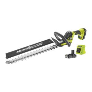 RYOBI Akku-Heckenschere RY18HT45A-120, 18V, Strauchschere, Heckenschneider, Messerlänge 45cm, mit Akku und Ladegerät
