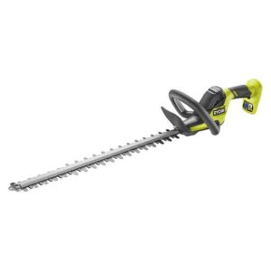 RYOBI Akku-Heckenschere RY18HT55A-0, Strauchschere, Heckenschneider, Trimmer mit Schnittgutkehrer, 18V