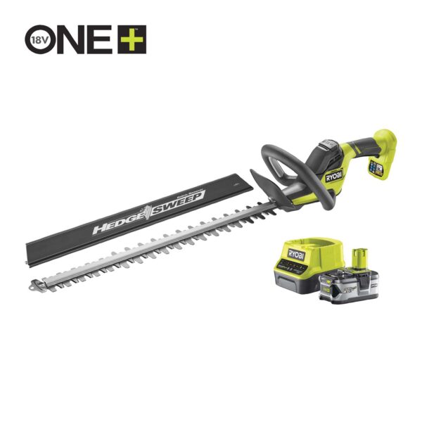 RYOBI Akku-Heckenschere RY18HT55A-140 18V 4Ah, Strauchschere, Heckenschneider, 55cm Messerlänge – Bild 2