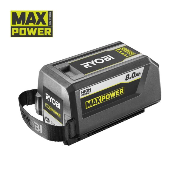 RYOBI Lithium-Akku RY36B80B MAX POWER 36V 8Ah, Li-Ion-Akku, Ersatzakku, Batterie, Lithium-Akku mit Einzellenüberwachung – Bild 2