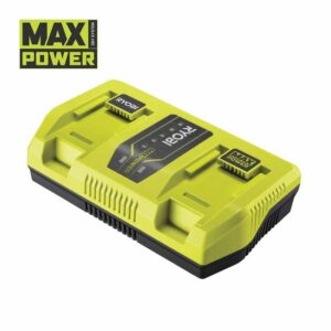 RYOBI Ladegerät RY36C2PA MAX POWER 36V, Charger, Ladestation für RYOBI 36 Volt Akkus, Ladestrom 6 A, 2 Steckplätze