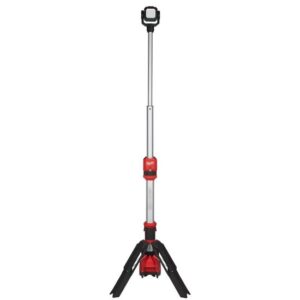 Milwaukee Akku-Baustellenstrahler M12 SAL-0 Arbeitsleuchte, Baustellenlampe, 12 LEDs für 1400 Lumen 12V