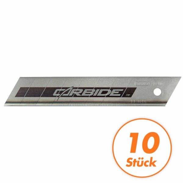 10 Stück Stanley FatMax Abbrechklingen STHT2-11818, Breite18 cm, extra langlebig mit beschichteter Schneidkante – Bild 2