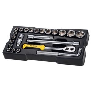 STANLEY STMT1-74173 TransModul ½ Zoll Steckschlüssel und Zubehör Set 23-teilig