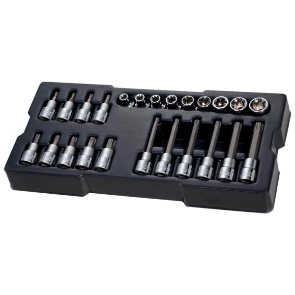 STANLEY STMT1-74176 TransModul ½ Zoll Bit-Steckschlüssel Set für Werkstattwagen-System, 24-teilig – Bild 2