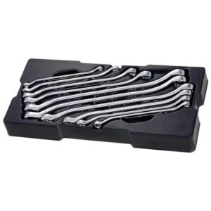 STANLEY STMT1-74177 TransModul Doppel-Ringschlüssel Set für Werkstattwagen-System, 10-teilig - Werkzeug aus Chrom-Vanadium Stahl