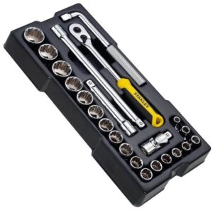 STANLEY STMT1-74726 TransModul ½ Zoll Steckschlüssel und Zubehör Set 23-teilig
