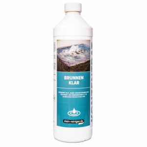 stein-reiniger.de: Brunnen Klar Konzentrat 1000 ml - Brunnen-Reiniger, mühelos Algen Kalk und Bakterien beseitigen