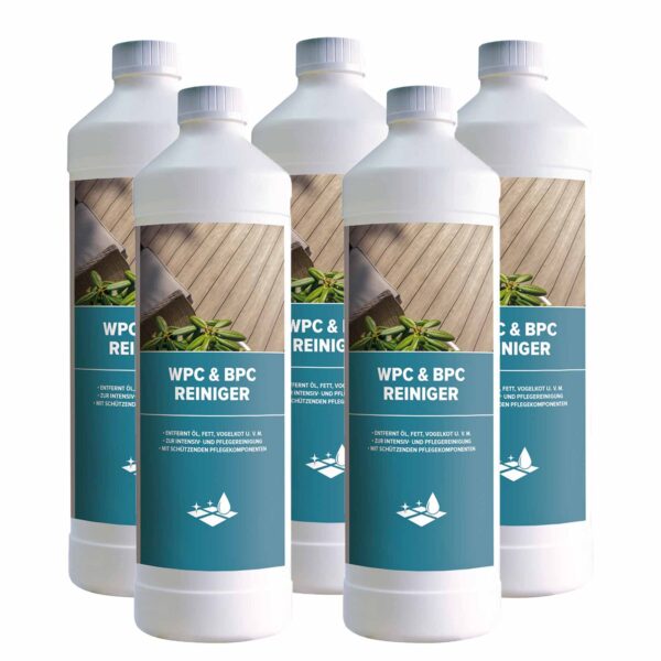 stein-reiniger WPC & BPC Reiniger Konzentrat 1 Liter, Intensivreiniger, Pflegereiniger, materialschonend – Bild 2