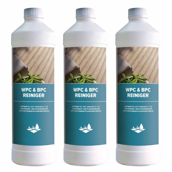 stein-reiniger WPC & BPC Reiniger Konzentrat 1 Liter, Intensivreiniger, Pflegereiniger, materialschonend – Bild 2