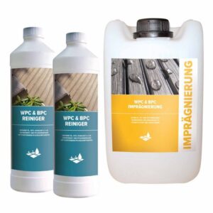 stein-reiniger WPC & BPC Reiniger 2L & Imprägnierung 5L Set XL - Reinigung & Pflege