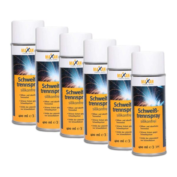 MAXAN Schweißtrennspray Set - Schweißschutzspray, Kunststofftrennmittel, silikonfrei, säurefrei – Bild 2