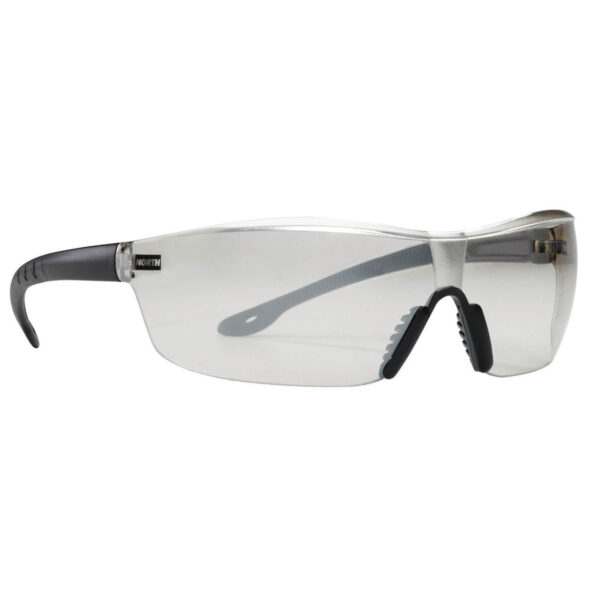 NORTH Schutzbrille TACTILE klar, grau, blau verspiegelt Nylon und PVC-Materialmix nur 22g Arbeitsschutzbrille, Arbeitsbrille – Bild 2