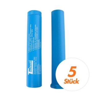 Technolit Elektrodenköcher - Elektrodenbehälter - Drehpack - Durchmesser Ø 55 mm - bedruckt - passend für alle Stabelektroden - 5 Stück
