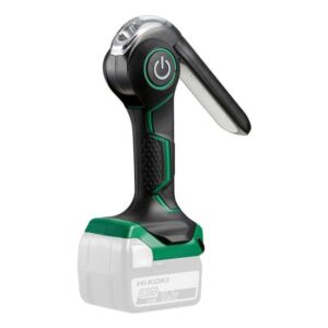 HiKOKI Akku-LED-Lampe UB18DJL Arbeitsplatzleuchte, Taschen-LED-Handlampe mit bis zu 51h Leuchtdauer - 18V