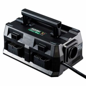 Hikoki Akku-4-fach-Ladegerät UC18YTSL - Aufladegerät für 14,4V / 18V / Multivolt mit LED Anzeige