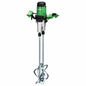 HiKOKI Doppel-Rührgerät UM22VYST, Rührwerk, Zementmörtel, Quirl, Rührer mit Soft-Start-Funktion – 1800W