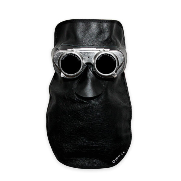 VULKAN Schweiß Ledermaske Schweißer Lederhaube mit Metallrahmen - schweisser-king.de - Schweißermaske Schweißerschutzmaske – Bild 2