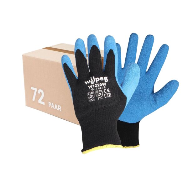 Wilpeg W1220W Kälteschutz-Handschuhe, Strickhandschuhe, Winterhandschuhe, Arbeitshandschuhe - 72 Paar – Bild 2