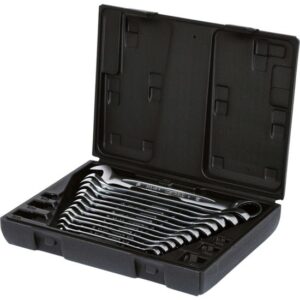 KS-Tools Ratschenringmaulschlüssel-Satz 503.4265 Gabelschlüssel 15 Grad, 8-19mm 12-teilig