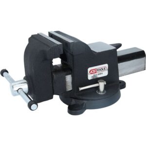 KS-Tools Parallel-Schraubstock 914.0004 Schraubstock, Amboss, für Werkbank 100mm aus Sonderstahl