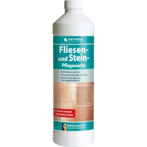 HOTREGA Fliesen und Stein Pflegewachs 1L - für Glanz und Schutz - Marmor Granit