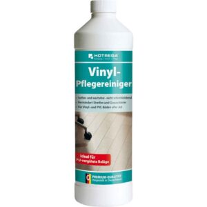 HOTREGA PU-Reiniger - Vinyl Pflegereiniger 1L - PUR-Reiniger, Designbelag, Gummi-, Kautschuk-, Polyolefinböden
