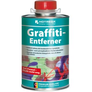 HOTREGA Graffiti Entferner 1 L Dose - Spezial-Gel zur Entfernung von Spraylacken