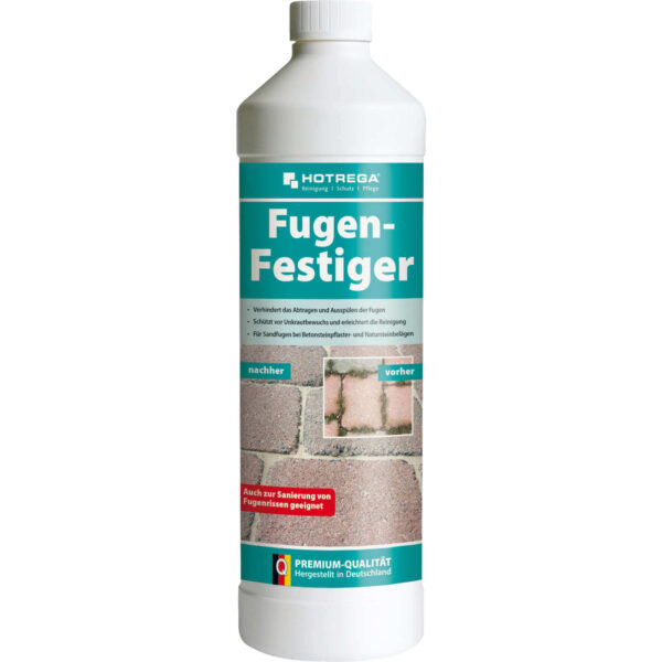HOTREGA Fugen Festiger 1 Liter - für Sandfugen geeignet - Schutz vor Ausspülen und Unkrautbewuchs, Sanierung von Fugenrissen – Bild 2