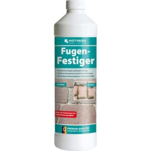 HOTREGA Fugen Festiger 1 Liter - für Sandfugen geeignet - Schutz vor Ausspülen und Unkrautbewuchs, Sanierung von Fugenrissen