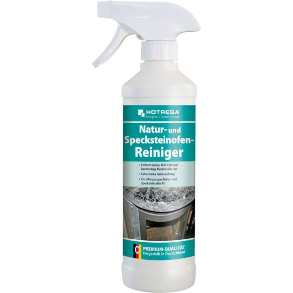 HOTREGA Natur und Specksteinofen Reiniger 500 ml, Ofenreiniger, Spezialreiniger, Specksteinreiniger – Bild 2