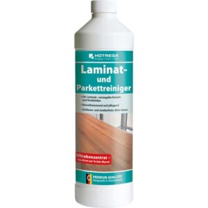 HOTREGA Laminat und Parkett Reiniger Konzentrat 1 L, Bodenreinigung und -Pflege