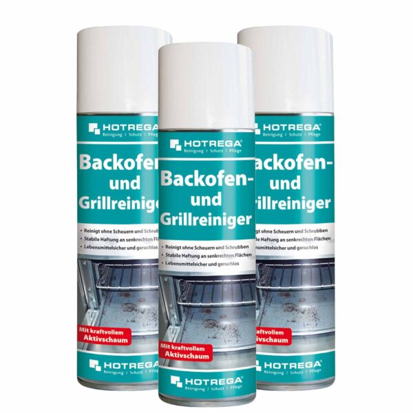 HOTREGA Backofen- und Grillreiniger 300ml, Ofenreiniger, Backofenspray, Backofenreiniger, Herdreiniger, Fettlöser – Bild 2