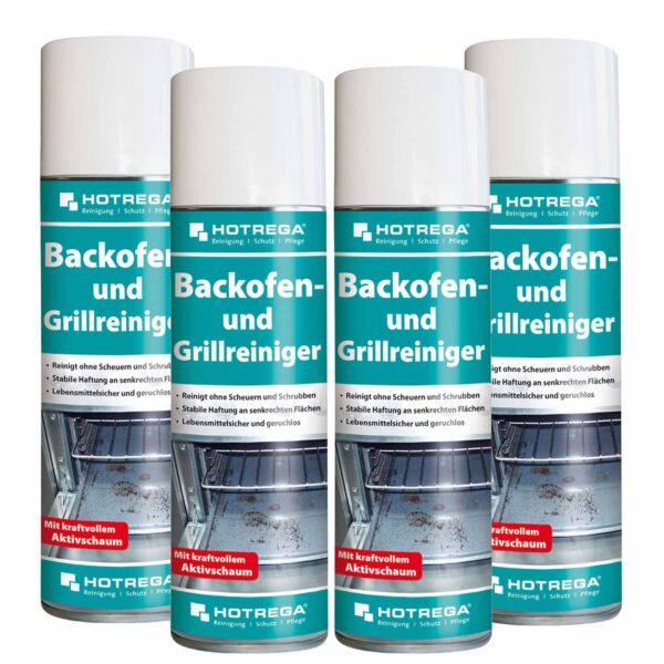 HOTREGA Backofen- und Grillreiniger 300ml, Ofenreiniger, Backofenspray, Backofenreiniger, Herdreiniger, Fettlöser – Bild 2