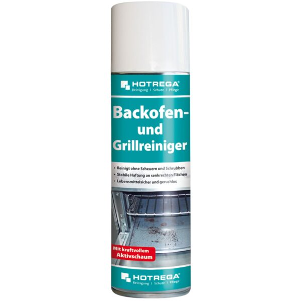 HOTREGA Backofen- und Grillreiniger Ofen und Grill mühelos reinigen Backofenspray Grill Reinigungsmittel 300ml – Bild 2