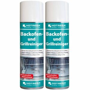 HOTREGA Backofen- und Grillreiniger 300ml, Ofenreiniger, Backofenspray, Backofenreiniger, Herdreiniger, Fettlöser