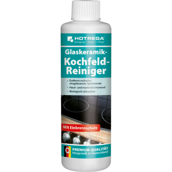 HOTREGA Glaskeramik Kochfeld Reiniger Herdplatte mühelos reinigen Herd Reiniger Herdplattenreiniger 250ml – Bild 2