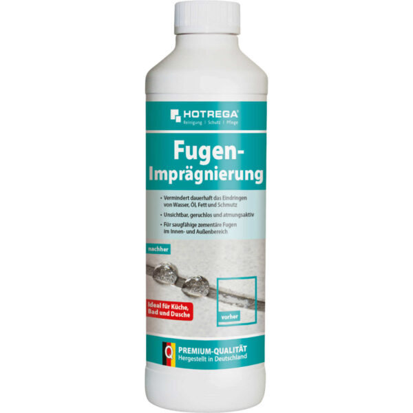 HOTREGA Fugenimprägnierung 500ml - Profi Fugenschutz, versiegeln, imprägnieren – Bild 2
