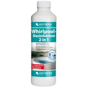HOTREGA Whirlpool Desinfektion 2in1 Jacuzzi desinfizieren und entkalken Hot Tub Desinfektionsmittel 500ml