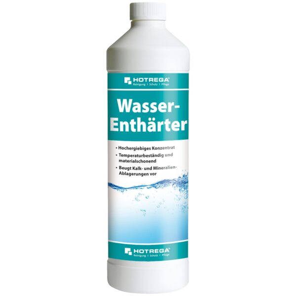 HOTREGA Wasser Enthärter, Wasserentkalker, Wasserenthärtung - Konzentrat 1 Liter – Bild 2