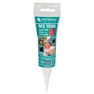 HOTREGA MS 1000 High Tech Kleb- und Dichtstoff 80 ml Tube weiß - Verfugungsmasse