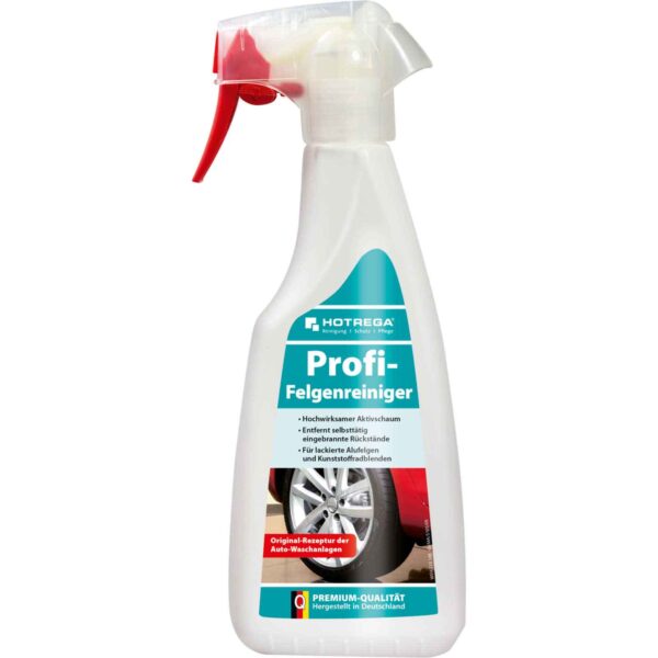 HOTREGA Profi Felgenreiniger 500 ml Sprühflasche - selbsttätige Felgen Reinigung – Bild 2