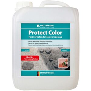 HOTREGA Protect Color - farbvertiefende Steinveredelung, Profi Imprägnierung, Imprägniermittel 5 Liter