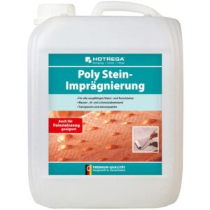 HOTREGA Profi Poly Stein Imprägnierung für Natur- & Kunststein - Kanister 5 L