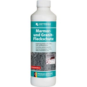 HOTREGA Marmor und Granit Fleckschutz 500ml - Profi Imprägnierung für Natursteine